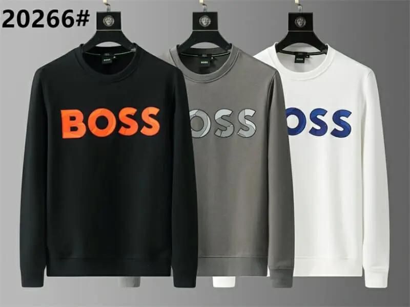 boss sweatshirt manches longues pour homme s_12607201